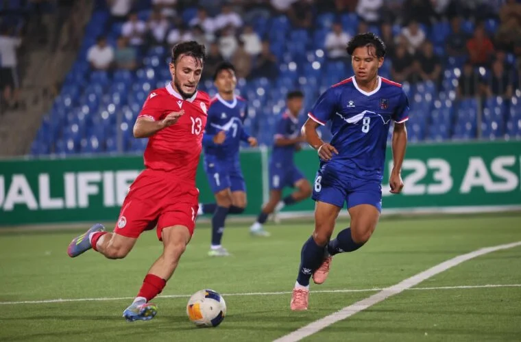 एएफसी यु-२३ एसियन कप छनोटमा नेपाल पराजित